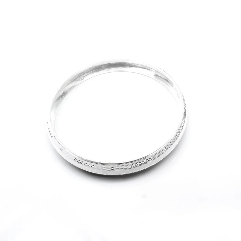 Real Solid Silver Men's Bangle Bracelet - Image 3
