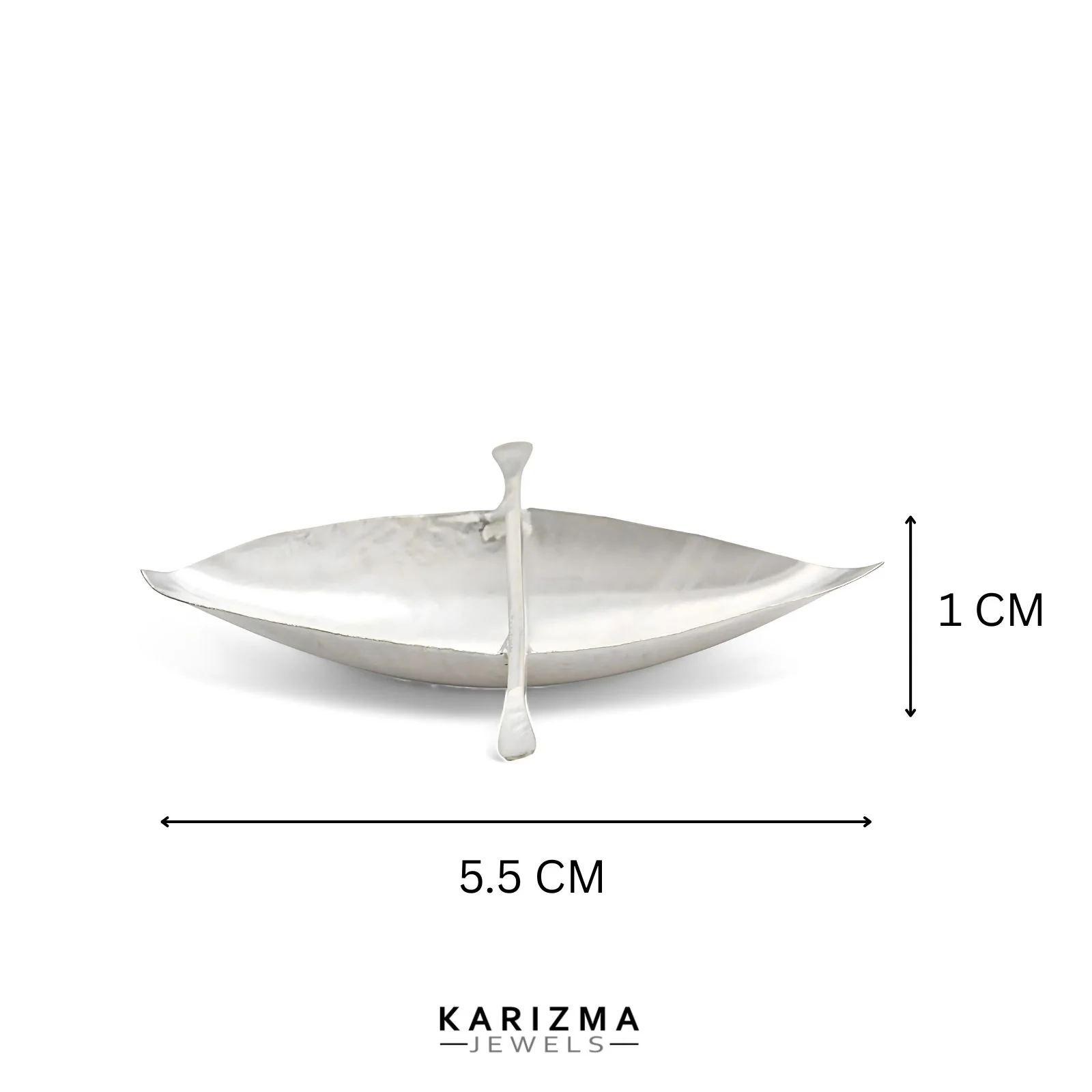 Real Sterling Silver Boat Chandi Naav Puja remedies for Daily use - Image 2