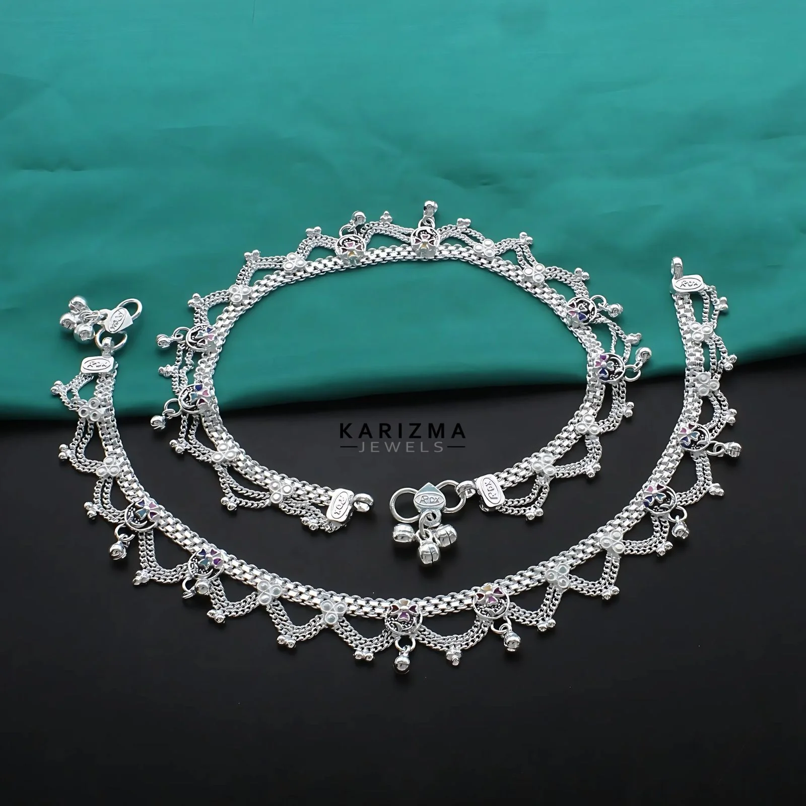 Silver Anklets