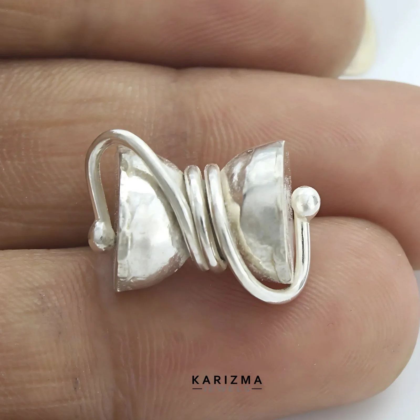 Real Sterling Silver Lord shiva small damaru Puja remedies for Daily use - Image 2