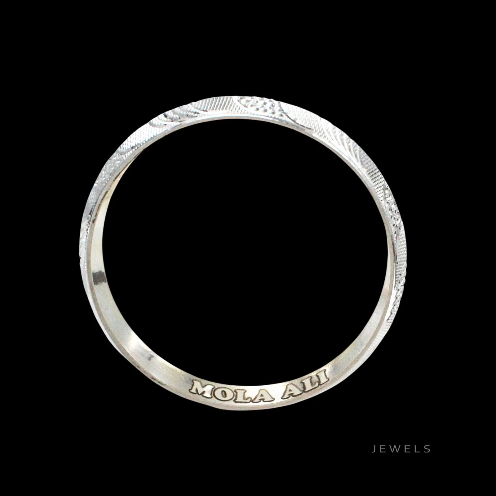 Real Sterling Silver Mola Ali Men's Bangle - Image 2