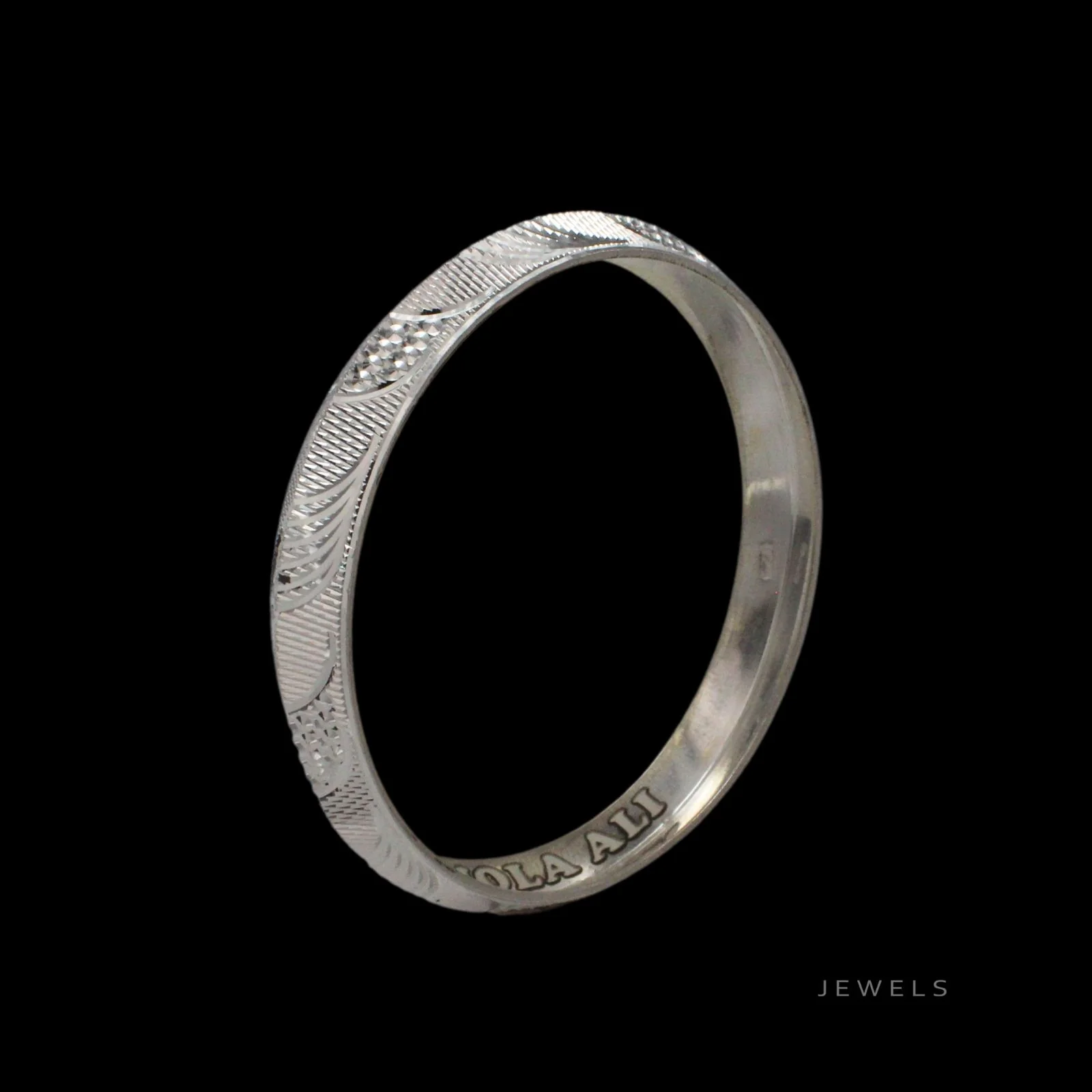 Real Sterling Silver Mola Ali Men's Bangle - Image 3