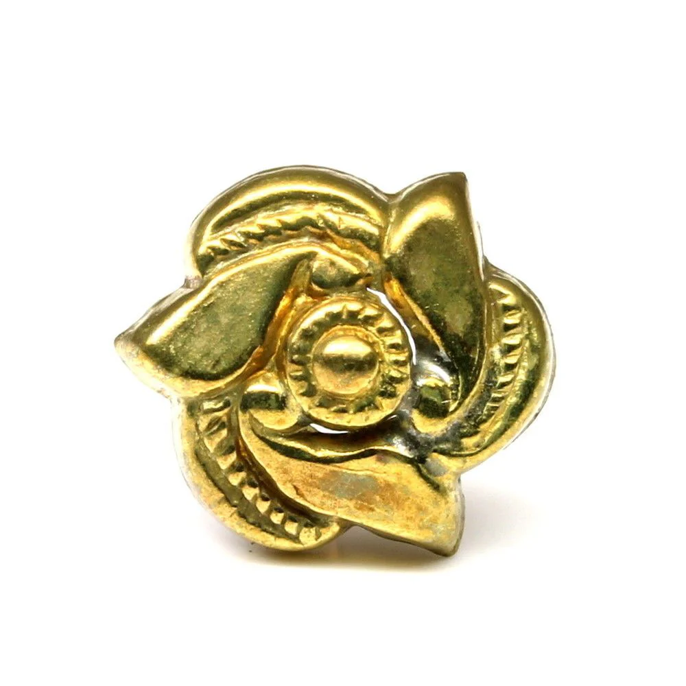 Rose floral women nose pin - Image 2