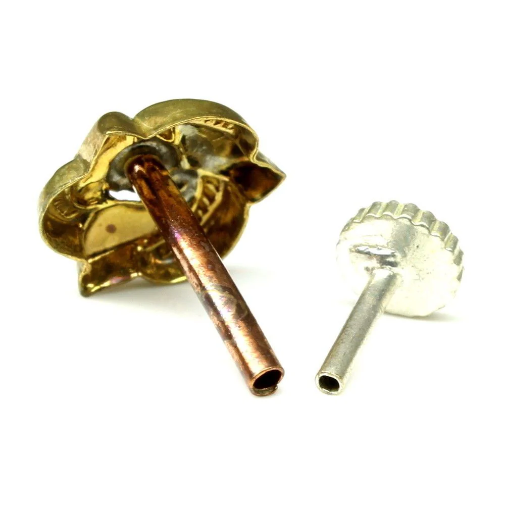 Rose floral women nose pin - Image 3