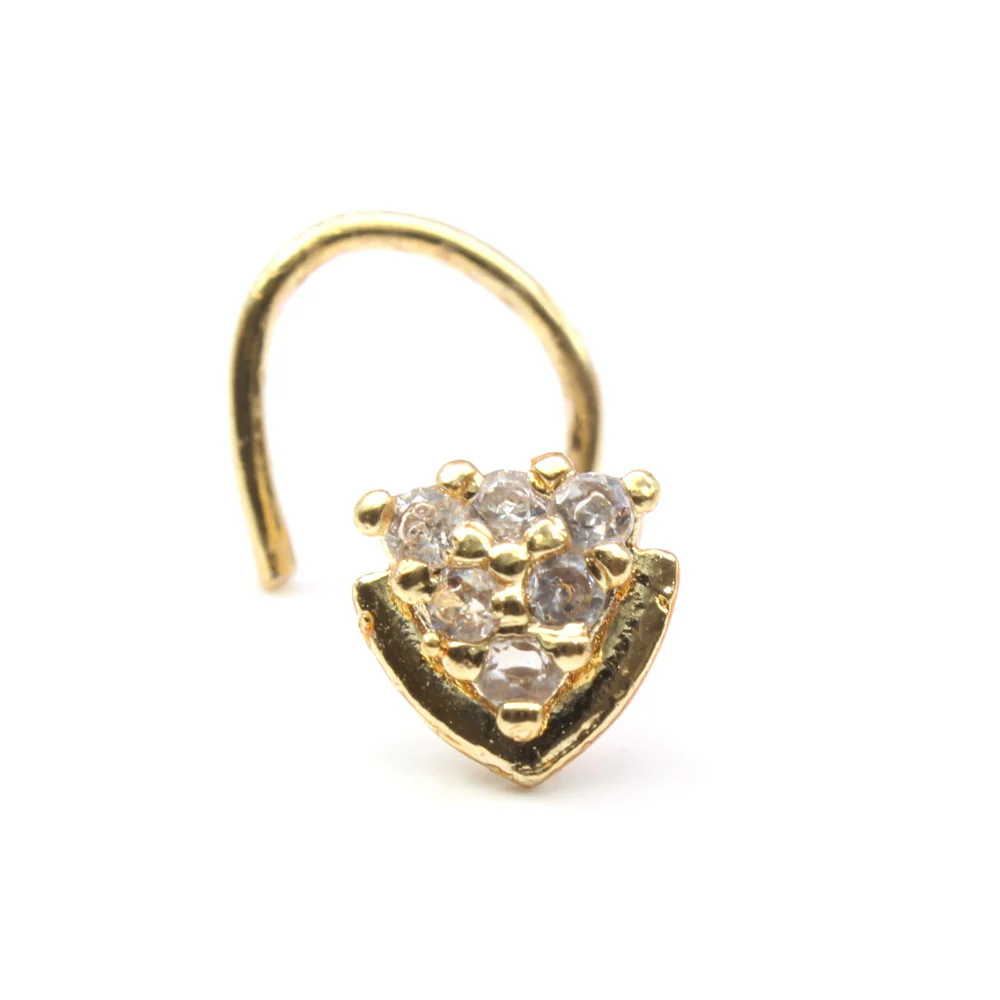 Shield crown cluster nose pin - Image 2