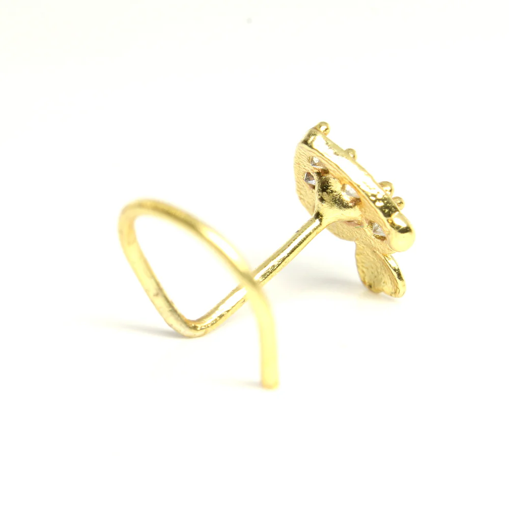 Small Gold Plated spade nose pin - Image 3