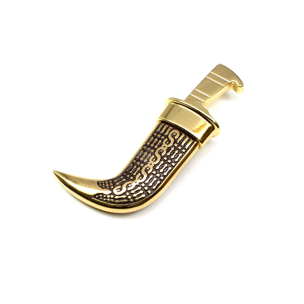 Small Steel Sikh Golden Black Kirpan Siri Sahib Taksali Singh – Religious Gift - Image 3