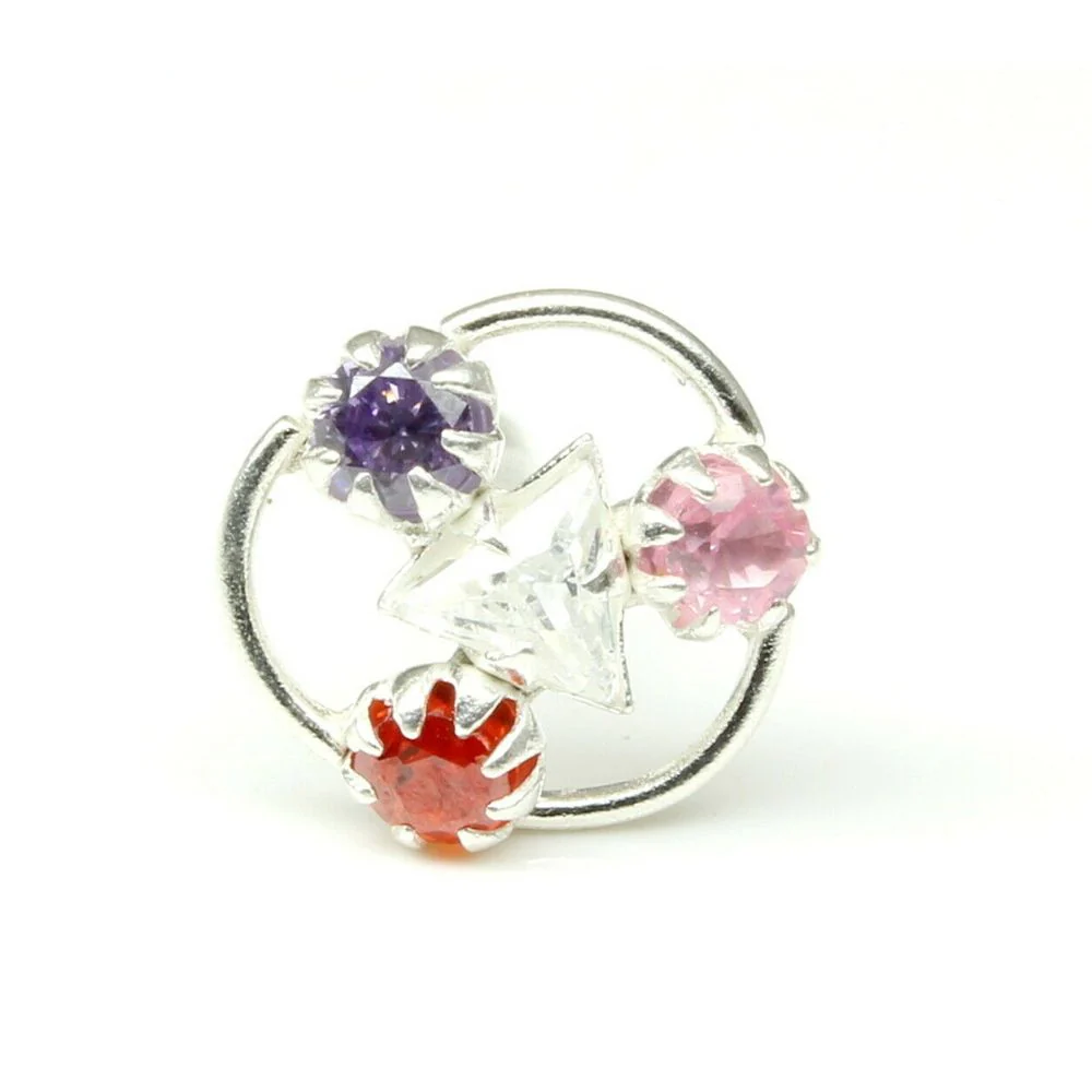 Small Sterling Silver Skin-Safe Nose piercing