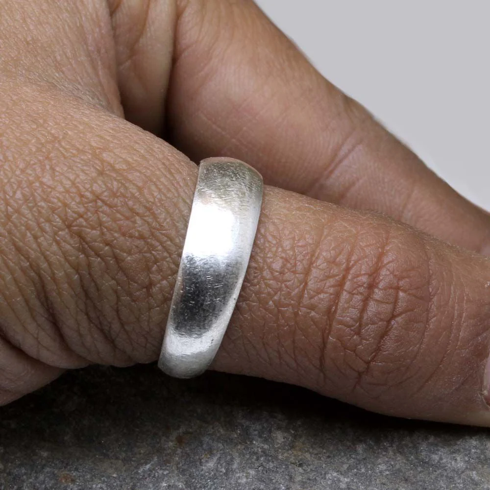 Custom order silver jointless ring