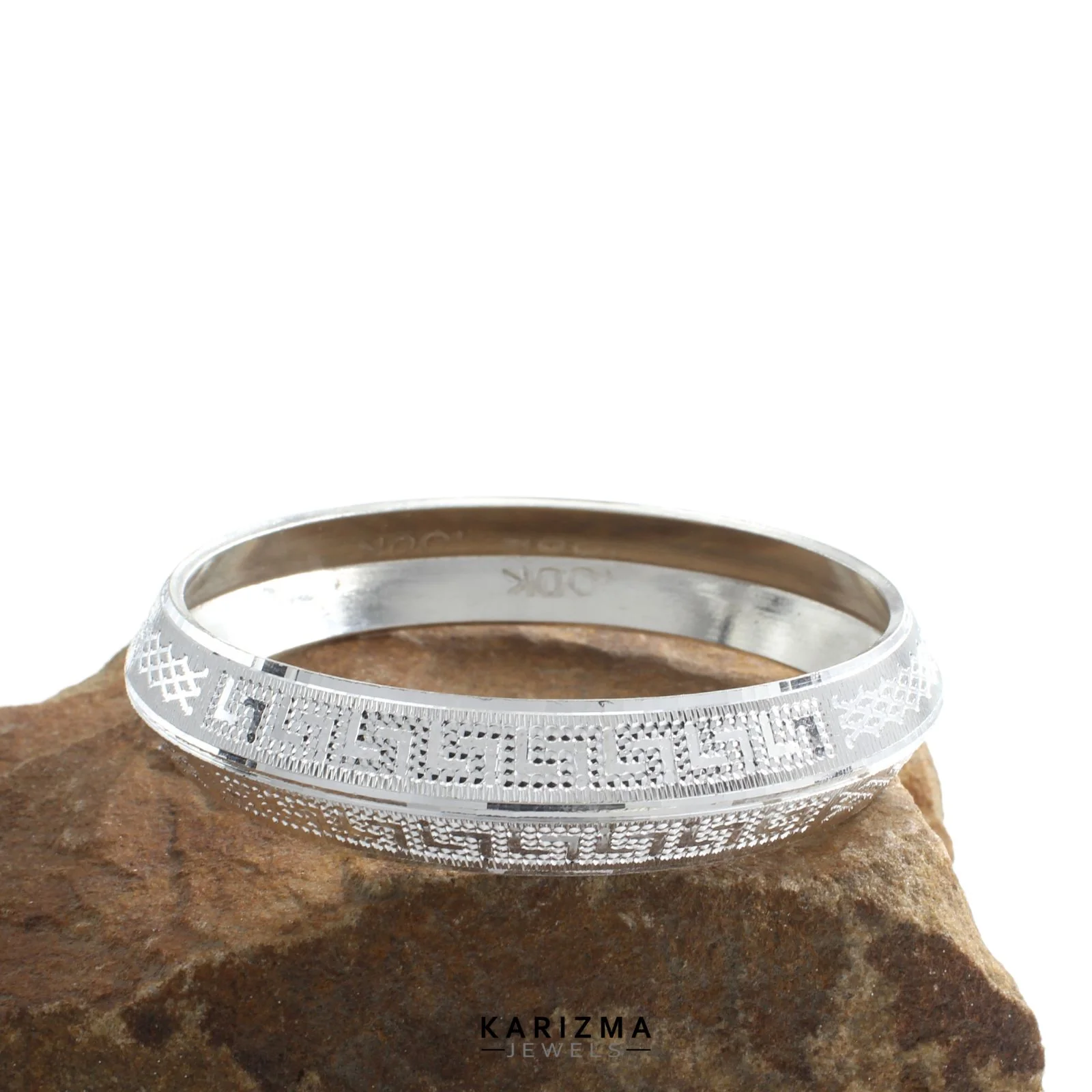 Sterling Silver Men's Bangle - Image 2