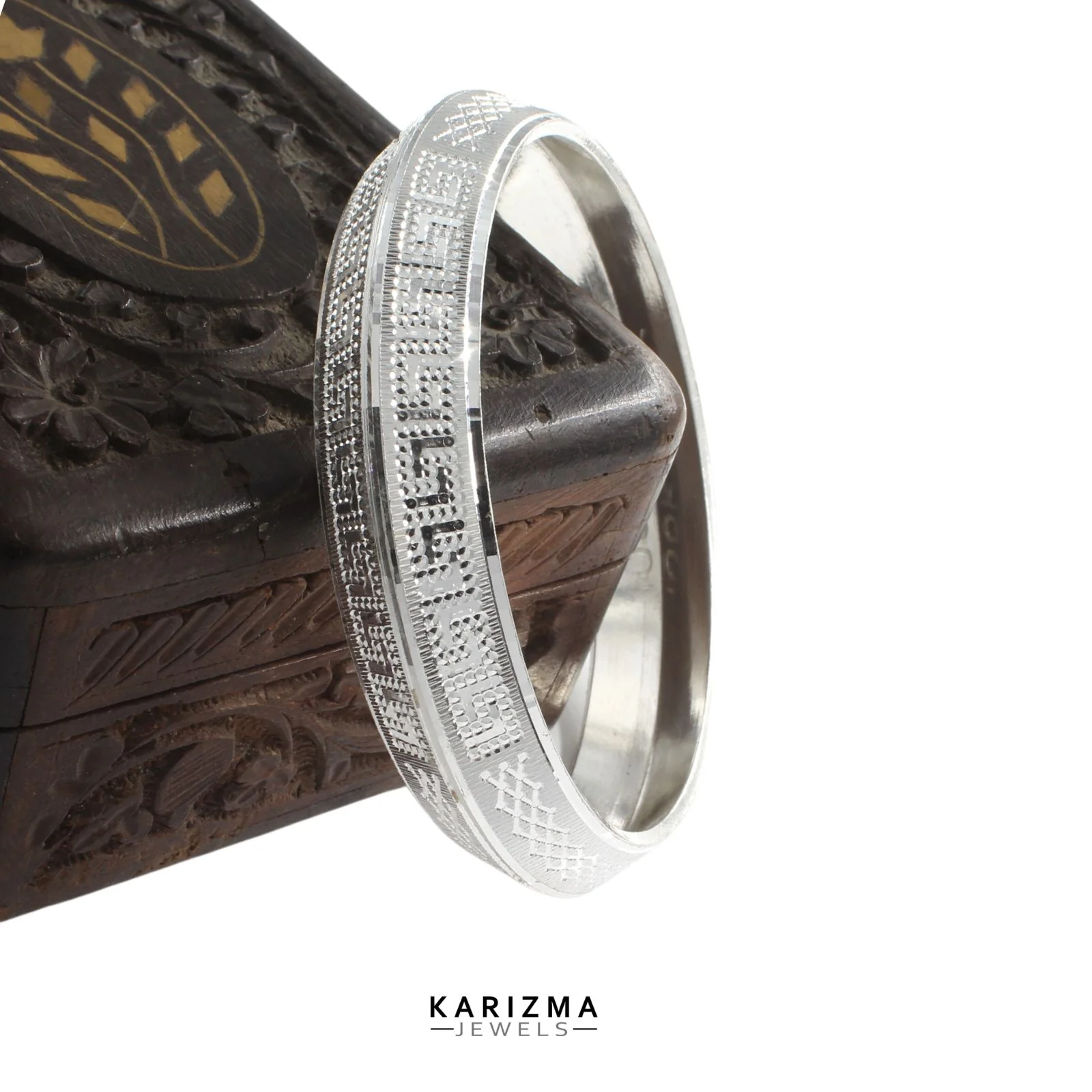 Sterling Silver Men's Bangle - Image 4
