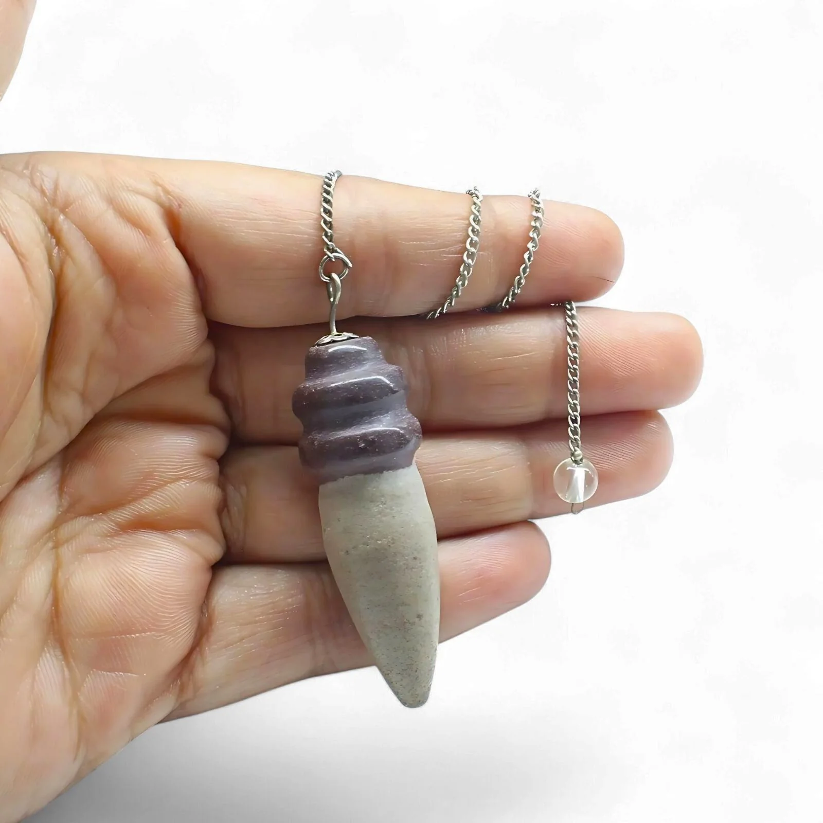 Spiritual Shiva Lingam Crystal Pendulum 75.6Ct – Polished Energy Dowser - Image 5
