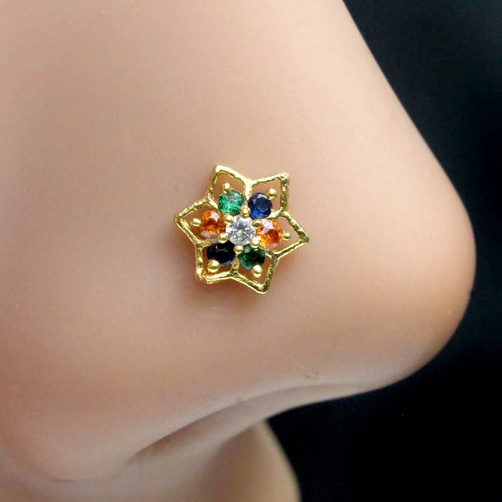 Star Style Indian Nose Ring/Stud