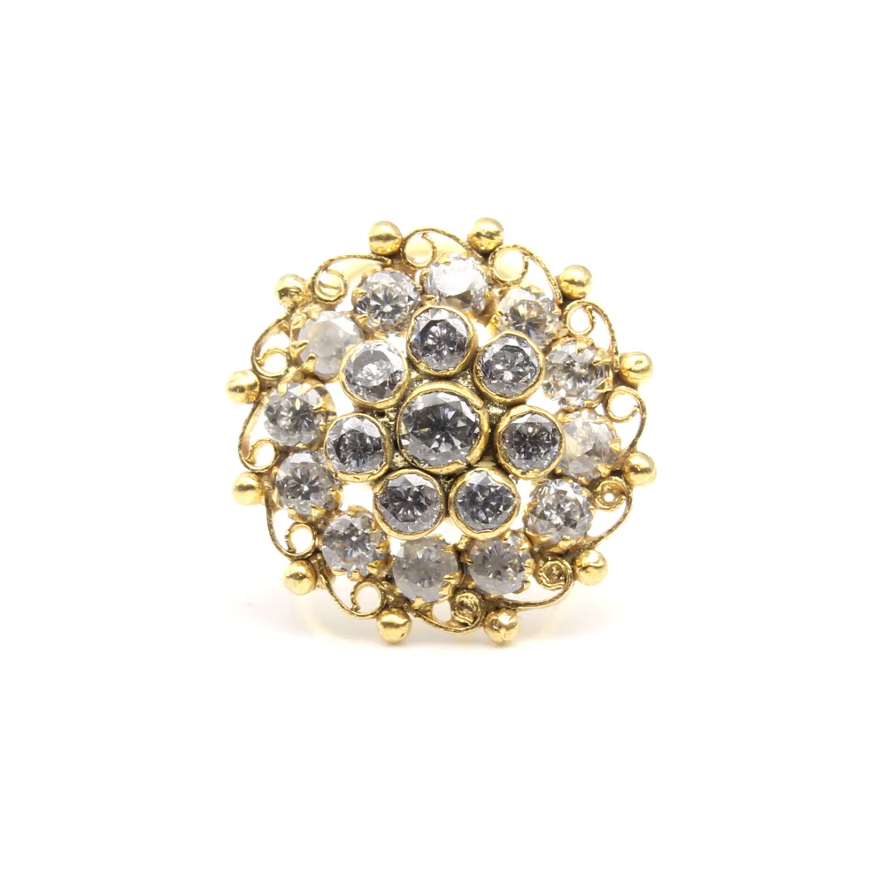 Statement cluster nose pin - Image 2