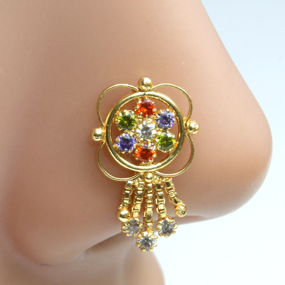 Statement dangle drops Nose stud
