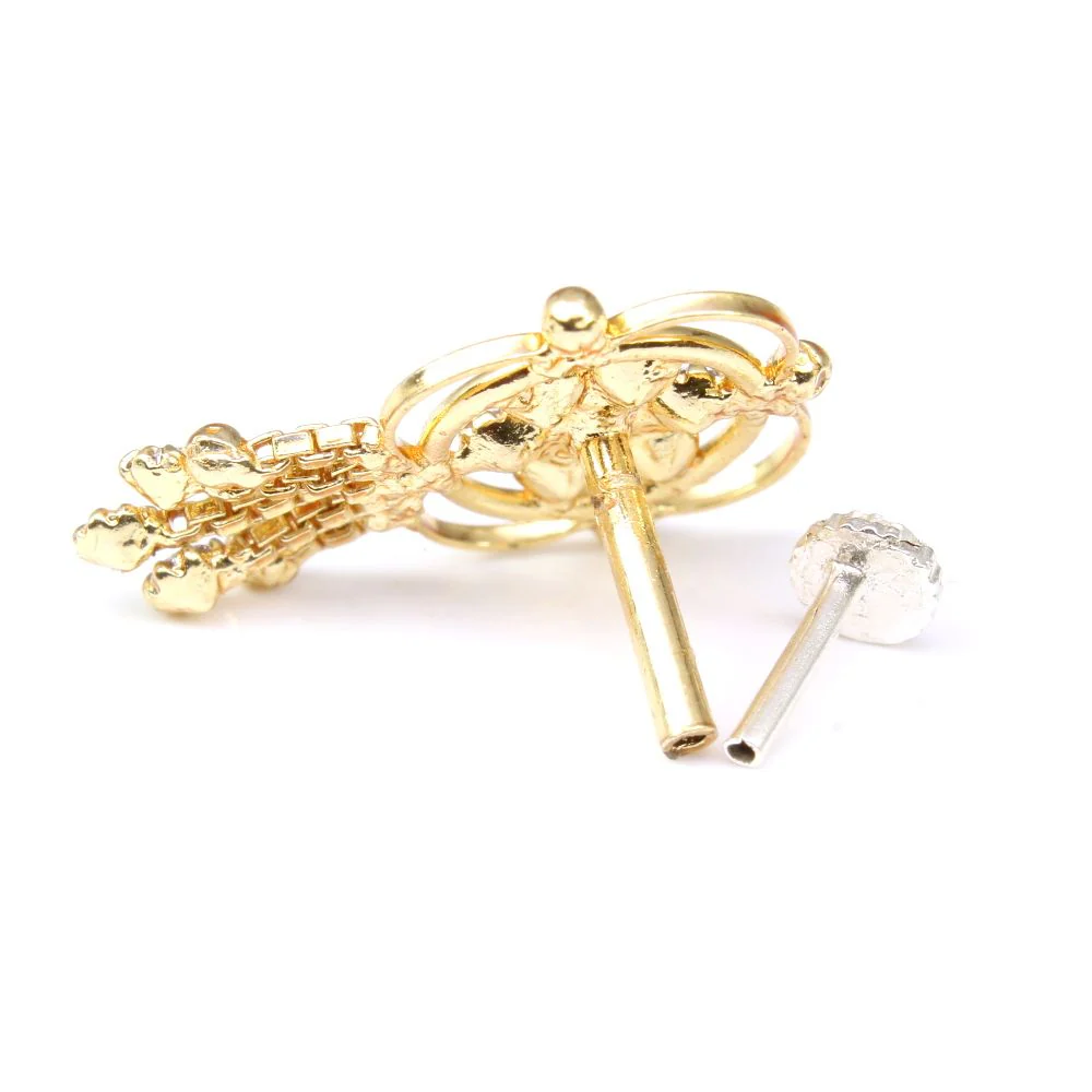 Statement dangle wedding Nose pin - Image 3