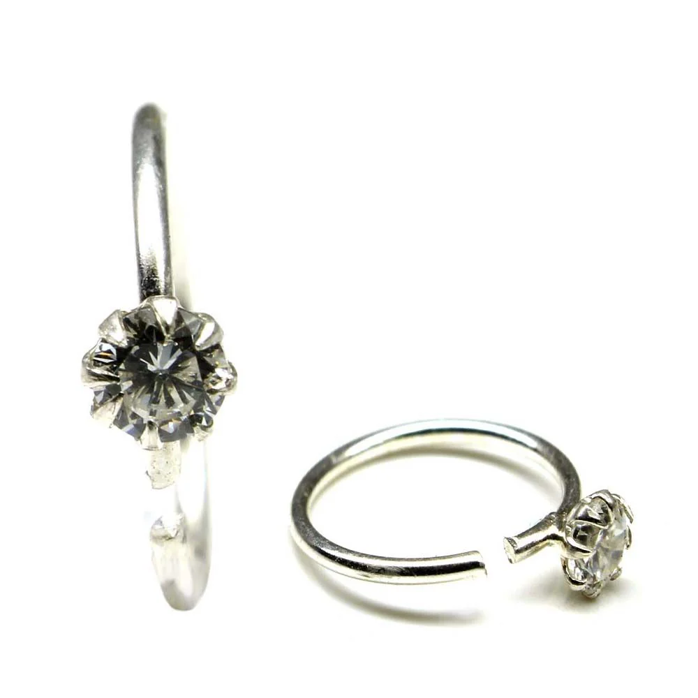 Sterling Silver Endless Hoop Nose Ring