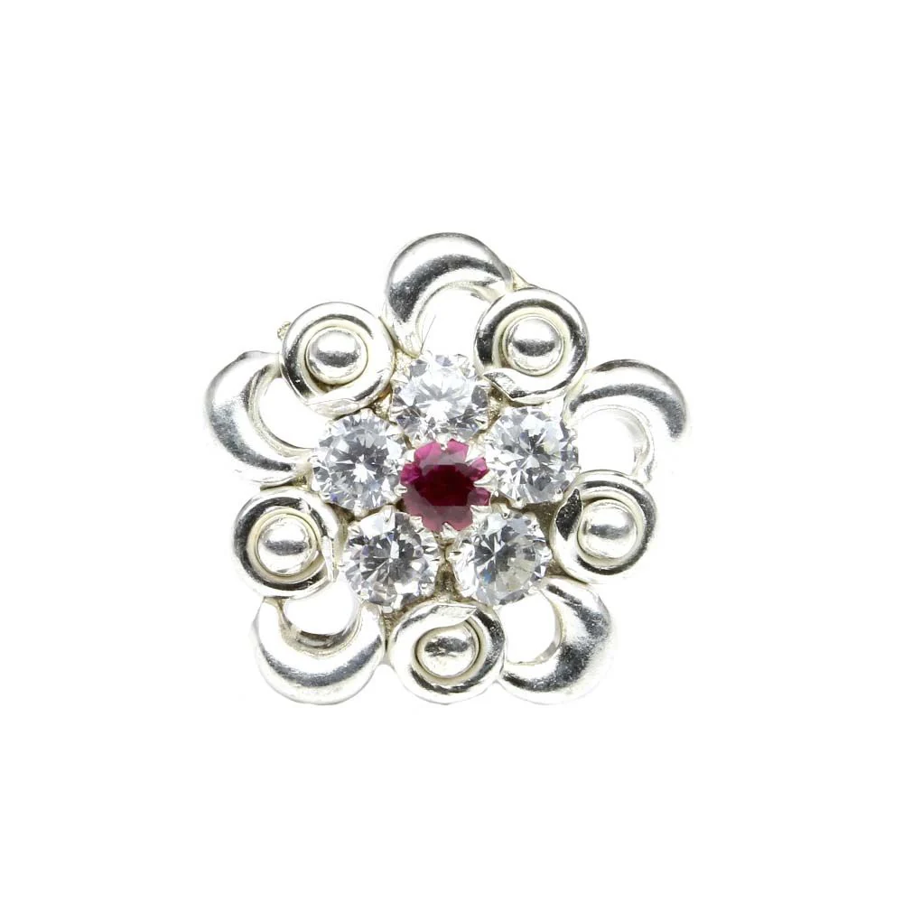 Sterling Silver twisted design Nose Piercing
