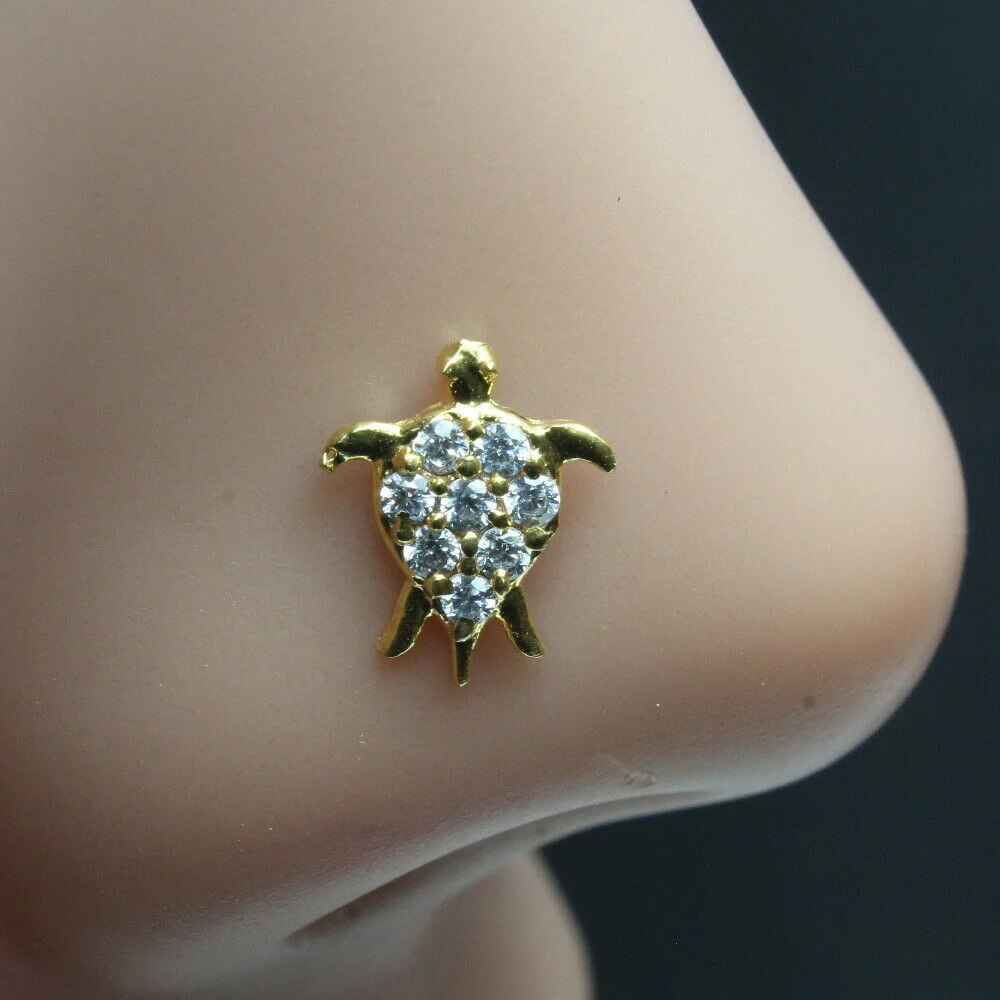 Turtle elegance nose stud/pin - Image 2