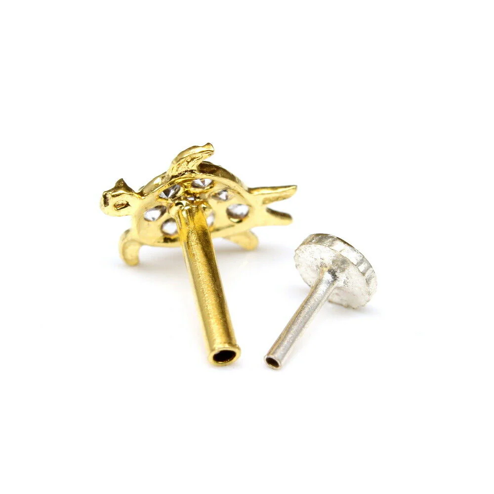 Turtle elegance nose stud/pin - Image 3