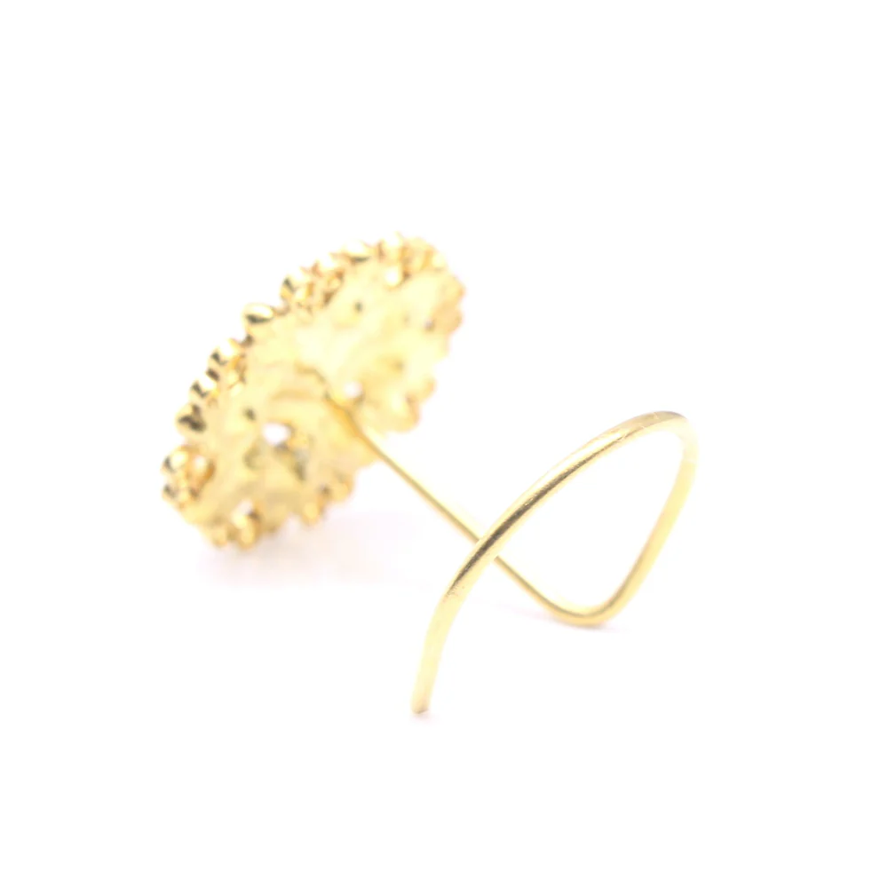 Wheel Style Twisted nose ring - Image 3